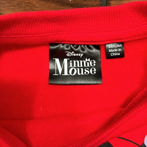 Disney Minnie Mouse Red Sweatshirt - Picture 3 of 4